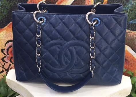 chanel gst blue caviar|CHANEL Caviar Grand Shopping Tote GST Blue .